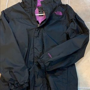 North face rain coat